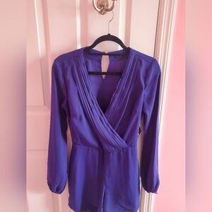 Blue Long Sleeve romper